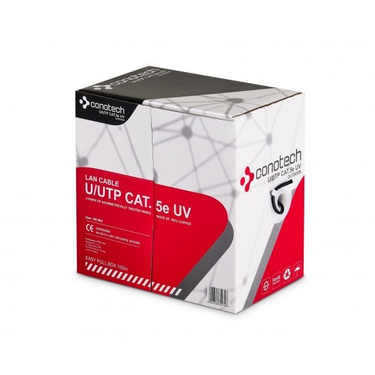 LAN U/UTP kat.5e UV 100m -zdjęcie numer 1