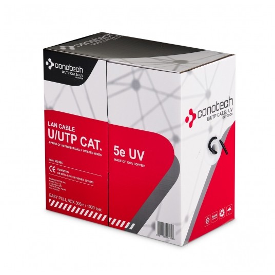 LAN U/UTP kat.5e UV 305m -zdjęcie numer 1