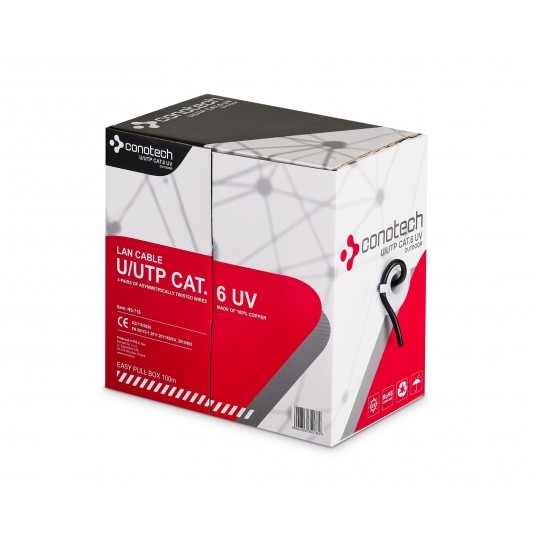 LAN U/UTP kat.6 UV 100m -zdjęcie numer 1