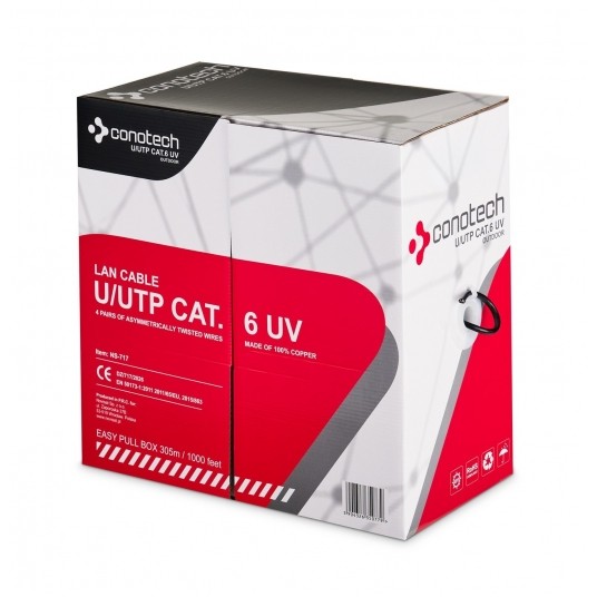 LAN U/UTP kat.6 UV 305m -zdjęcie numer 1