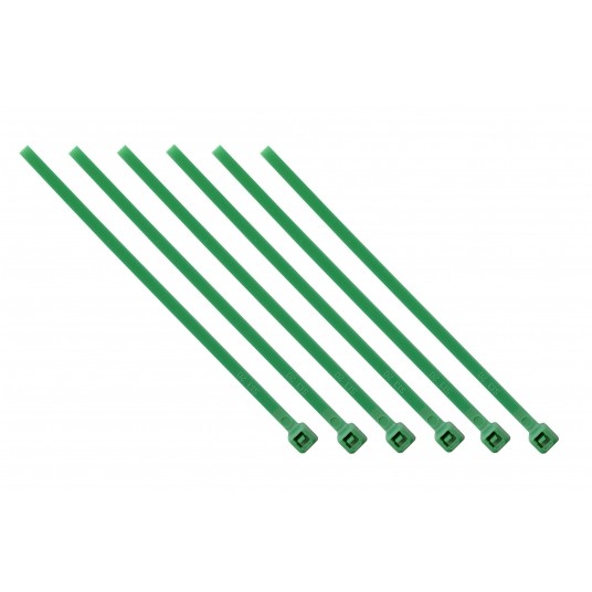 OPASKA ZACISKOWA 2,5x100mm ZIELONA 100 szt. -zdjęcie numer 2