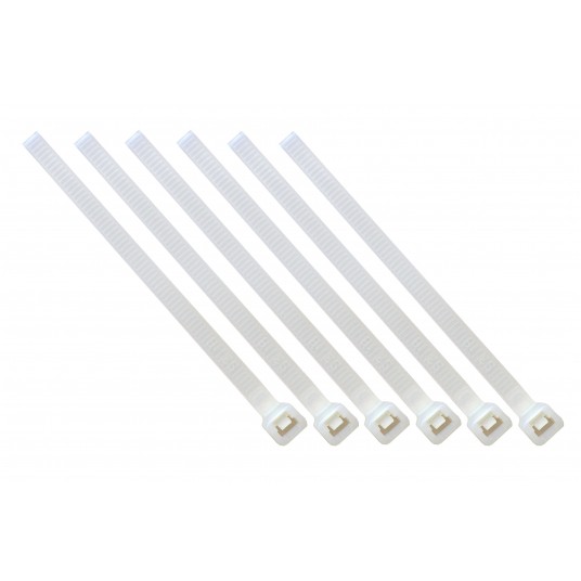 OPASKA ZACISKOWA 4,2x200mm BIAŁA 100 szt. -zdjęcie numer 2