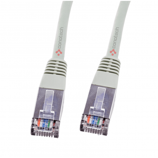 PATCH CORD F/UTP kat.5e 1m - SZARY -zdjęcie numer 2