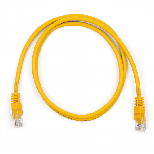 PATCH CORD U/UTP kat.5e 0,5m - ŻÓŁTY -zdjęcie numer 2