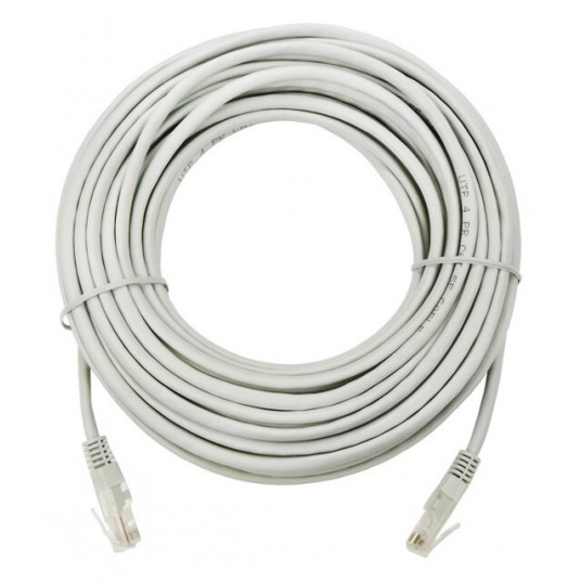 PATCH CORD U/UTP kat.5e 15m - SZARY -zdjęcie numer 2