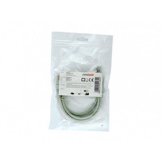 PATCH CORD U/UTP kat.5e 1m - SZARY -zdjęcie numer 3