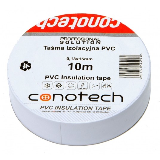Taśma PVC BIAŁA 10m -zdjęcie numer 1
