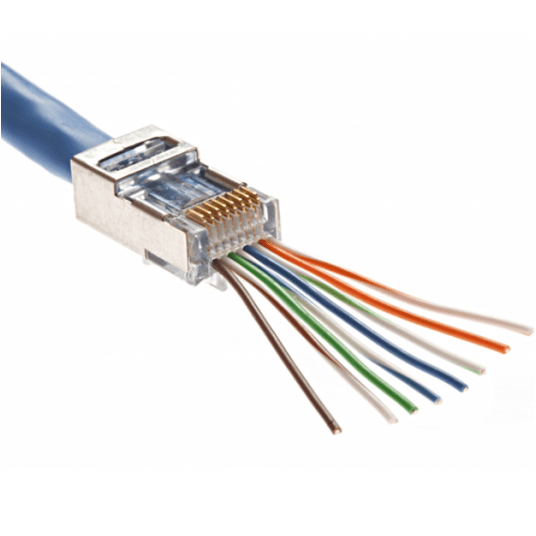WTYK RJ45 FTP kat.5e - PRZELOTOWY -zdjęcie numer 1