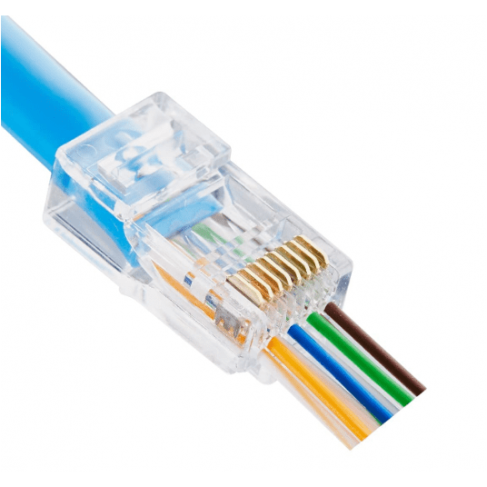 WTYK RJ45 UTP kat.5e - PRZELOTOWY -zdjęcie numer 1