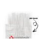 OPASKA ZACISKOWA 2,5x100mm BIAŁA 100 szt. -zdjęcie numer 1