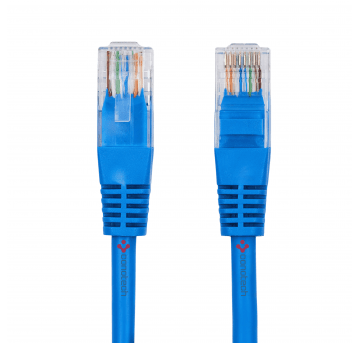 PATCH CORD U/UTP kat.5e 0,25m - NIEBIESKI