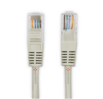 PATCH CORD U/UTP kat.5e 0,25m - SZARY
