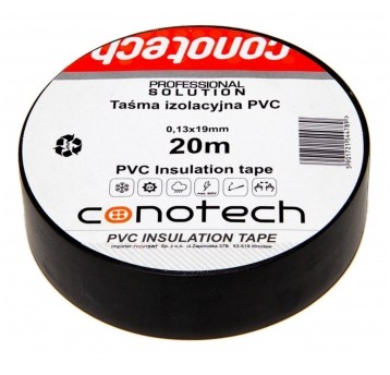 TAŚMA PVC CZARNA 20m